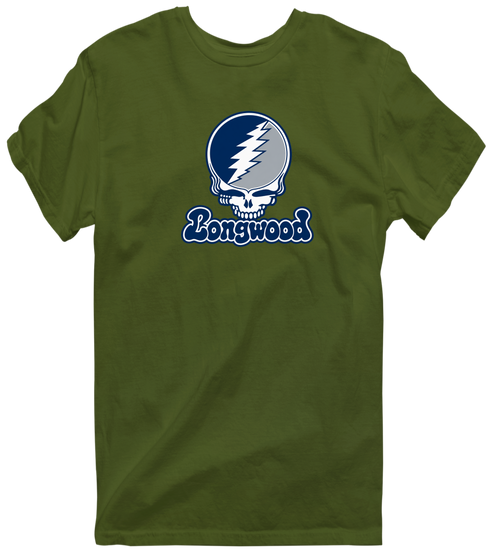 Longwood Stealie Premium Unisex T-Shirt — Design: Longwood University — Military Green