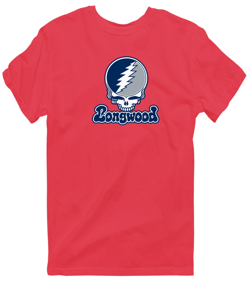 Longwood Stealie Premium Unisex T-Shirt — Design: Longwood University — Heather Red