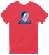 Longwood Stealie Premium Unisex T-Shirt — Design: Longwood University — Heather Red