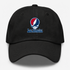 Los Angeles Baseball Stealie Grateful Dead Dad Hat — Los Angeles Angels — Black