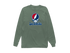 Los Angeles Baseball Stealie Grateful Dead Long-Sleeve — Los Angeles Angels — Light Green