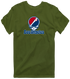 Los Angeles Baseball Stealie Grateful Dead T-Shirt — Los Angeles Angels — Military Green