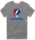 Los Angeles Baseball Stealie Grateful Dead T-Shirt — Los Angeles Angels — Dark Heather