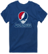 Los Angeles Baseball Stealie Grateful Dead T-Shirt — Los Angeles Angels — Navy