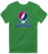 Los Angeles Baseball Stealie Grateful Dead T-Shirt — Los Angeles Angels — Irish Green