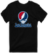 Los Angeles Baseball Stealie Grateful Dead T-Shirt — Los Angeles Angels — Black