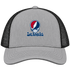 Los Angeles Baseball Stealie Grateful Dead Trucker Cap — Los Angeles Angels — Heather Grey/Black