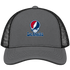 Los Angeles Baseball Stealie Grateful Dead Trucker Cap — Los Angeles Angels — Charcoal/Black