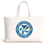 Los Angeles Football Dancing Bear Premium Tote Bag — Los Angeles Chargers — White