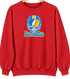 Los Angeles Helmet Stealie Premium Unisex Crewneck — Los Angeles Chargers — Red