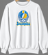 Los Angeles Helmet Stealie Premium Unisex Crewneck — Los Angeles Chargers — White