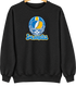 Los Angeles Helmet Stealie Premium Unisex Crewneck — Los Angeles Chargers — Black