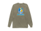 Los Angeles Helmet Stealie Premium Unisex Long-Sleeve — Los Angeles Chargers — Sandstone