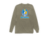 Los Angeles Helmet Stealie Premium Unisex Long-Sleeve — Los Angeles Chargers — Sandstone