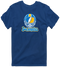 Los Angeles Helmet Stealie Premium Unisex T-Shirt — Los Angeles Chargers — Navy