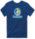 Los Angeles Helmet Stealie Premium Unisex T-Shirt — Los Angeles Chargers — Navy