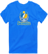 Los Angeles Helmet Stealie Premium Unisex T-Shirt — Los Angeles Chargers — Royal
