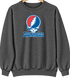 Los Angeles Baseball Stealie Grateful Dead Crewneck — Los Angeles Dodgers — Dark Heather
