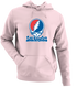 Los Angeles Baseball Stealie Grateful Dead Hoodie — Los Angeles Dodgers — Light Pink