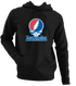 Los Angeles Baseball Stealie Grateful Dead Hoodie — Los Angeles Dodgers — Black