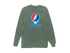 Los Angeles Baseball Stealie Grateful Dead Long-Sleeve — Los Angeles Dodgers — Light Green