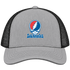 Los Angeles Baseball Stealie Grateful Dead Trucker Cap — Los Angeles Dodgers — Heather Grey/Black