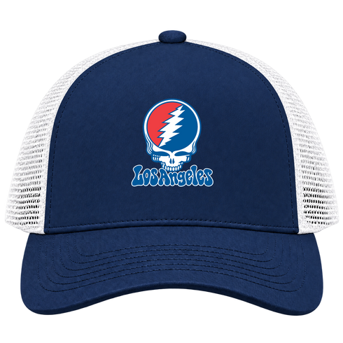 Los Angeles Baseball Stealie Grateful Dead Trucker Cap — Los Angeles Dodgers — Navy/White
