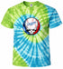 Los Angeles Dodgers Crystal Stealie Tie-Dye T-Shirt