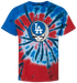 Los Angeles Dodgers Stealie Tie-Dye T-Shirt