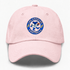 Los Angeles Football Dancing Bear Premium Dad Hat — Los Angeles Rams — Pink