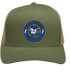 Los Angeles Football Dancing Bear Premium Trucker Cap — Los Angeles Rams — Moss/Khaki