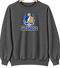 Los Angeles Helmet Stealie Premium Unisex Crewneck — Los Angeles Rams — Dark Heather