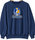 Los Angeles Helmet Stealie Premium Unisex Crewneck — Los Angeles Rams — Navy