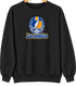 Los Angeles Helmet Stealie Premium Unisex Crewneck — Los Angeles Rams — Black