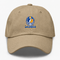 Los Angeles Helmet Stealie Premium Unisex Dad Hat — Los Angeles Rams — Khaki