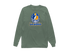 Los Angeles Helmet Stealie Premium Unisex Long-Sleeve — Los Angeles Rams — Light Green
