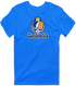 Los Angeles Helmet Stealie Premium Unisex T-Shirt — Los Angeles Rams — Royal