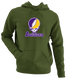 Louisiana Stealie Premium Unisex Hoodie — Design: Louisiana State University — Military Green