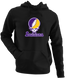 Louisiana Stealie Premium Unisex Hoodie — Design: Louisiana State University — Black