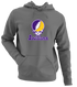 Louisiana Stealie Premium Unisex Hoodie — Design: Louisiana State University — Charcoal