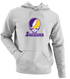 Louisiana Stealie Premium Unisex Hoodie — Design: Louisiana State University — Sport Grey