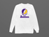 Louisiana Stealie Premium Unisex Long-Sleeve — Design: Louisiana State University — White
