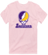 Louisiana Stealie Premium Unisex T-Shirt — Design: Louisiana State University — Light Pink