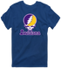 Louisiana Stealie Premium Unisex T-Shirt — Design: Louisiana State University — Navy