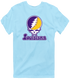 Louisiana Stealie Premium Unisex T-Shirt — Design: Louisiana State University — Light Blue