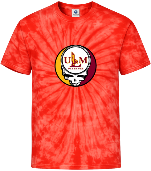 Louisiana Monroe Stealie Tie-Dye T-Shirt