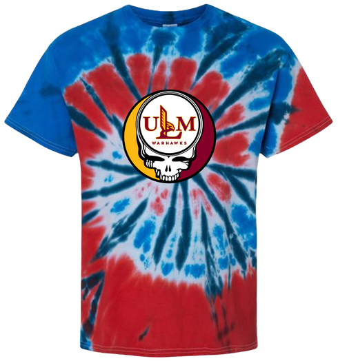 Louisiana Monroe Stealie Tie-Dye T-Shirt