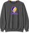 Louisiana Stealie Premium Unisex Crewneck — Design: Louisiana State University — Dark Heather