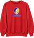 Louisiana Stealie Premium Unisex Crewneck — Design: Louisiana State University — Red