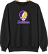 Louisiana Stealie Premium Unisex Crewneck — Design: Louisiana State University — Black